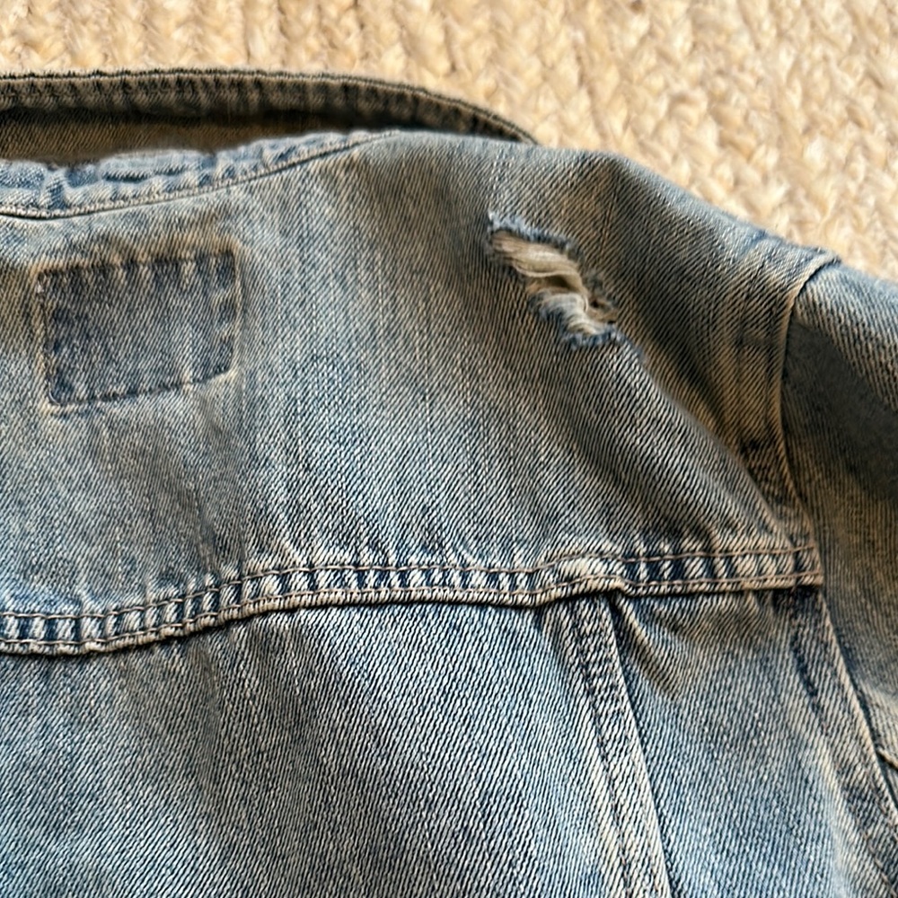 Distressed Denim Jacket - Picture 4 of 10